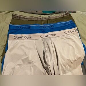 Calvin Klein Boxer Briefs Blue and Green Comfort Fit